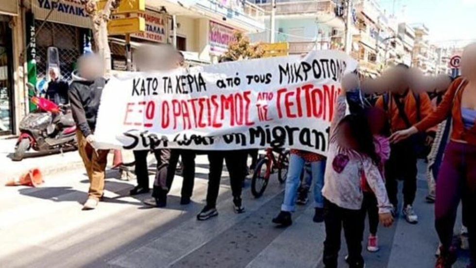 stop war on migrants thessaloniki